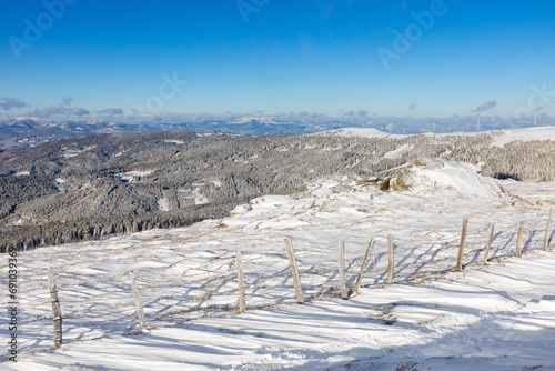 Beautiful winter landscape in Austria
