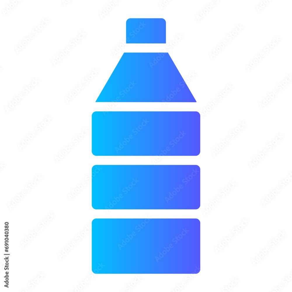 water bottle gradient icon water bottle gradient icon