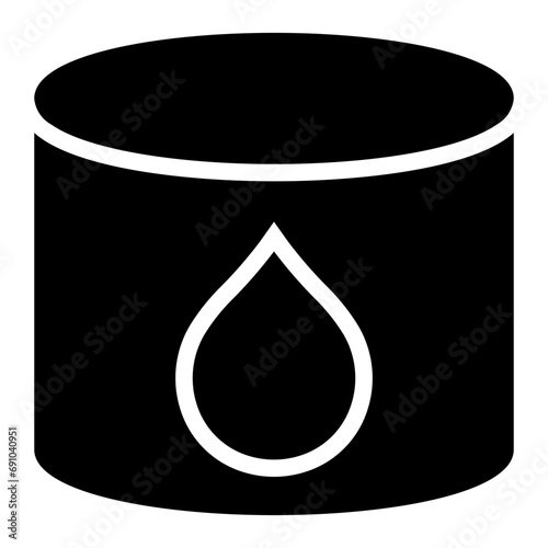 water tank glyph icon