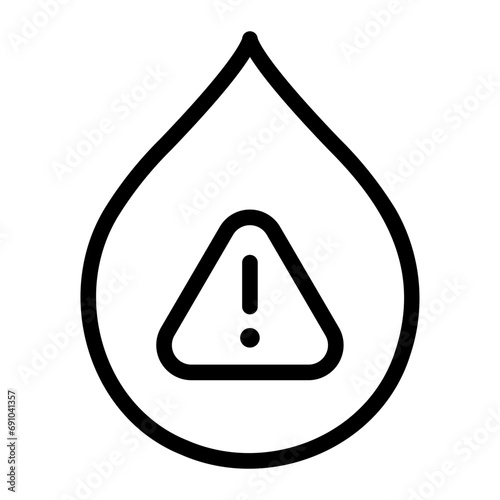 leak detector line icon