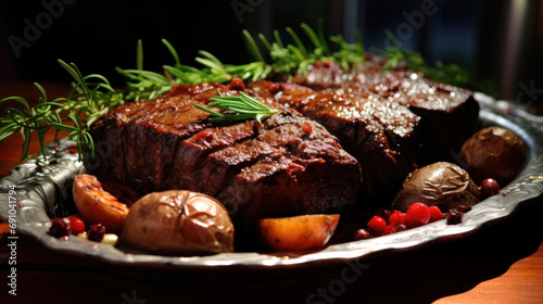 lamb chops with potatoes