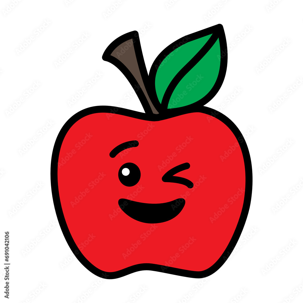 Smiley red apples are great for classroom decorations or general promotions. Smiley red apples are great for classroom decorations or general promotions.