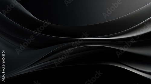 A dark themed background with different black tones and gradients. Dynamics and curved look