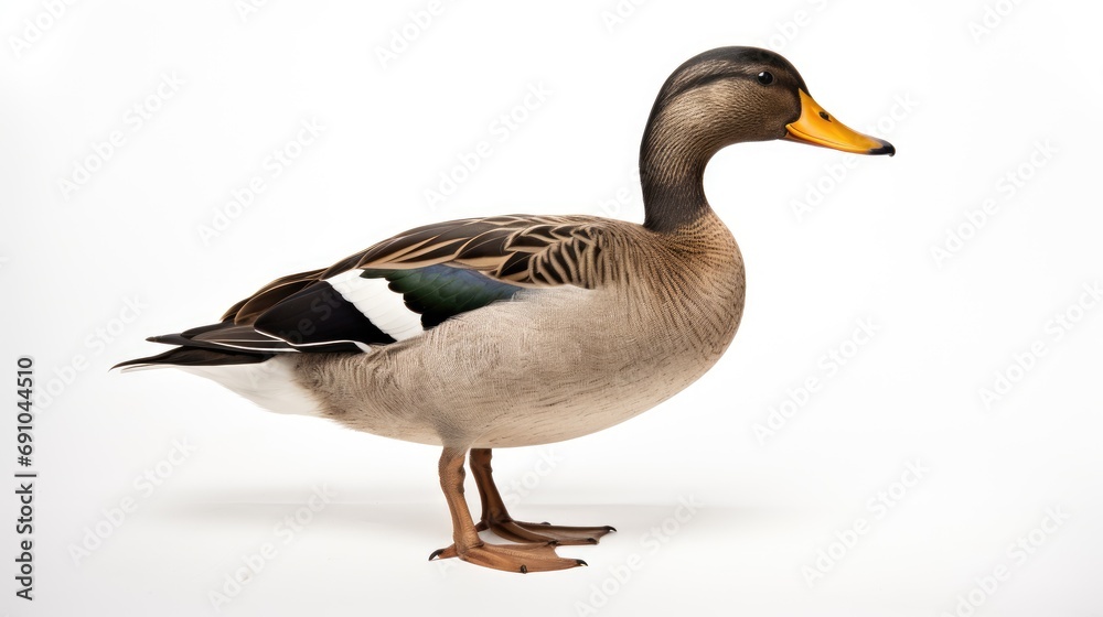 Obraz premium Mallard Duck side view. Generative AI