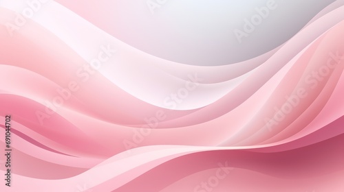 Abstract soft waves background vector for social posts, light pink