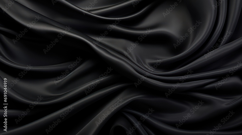 Black satin fabric, in the style of flowing surrealism, monochromatic depth, high quality photo, minimalistic sophistication, resin, monochromatic masterpieces, les nabis Black satin fabric, in the style of flowing surrealism, monochromatic depth, high quality photo, minimalistic sophistication, resin, monochromatic masterpieces, les nabis