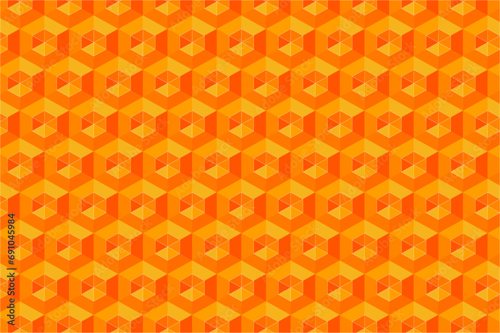 Fototapeta premium Seamless Vector 3D Pattern. Ideal for cloth, tiles, background design, webpage. Vector illustration EPS 10 File.