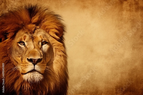 Regal Wilderness  Lion Mane Pattern for a Striking Animal Texture