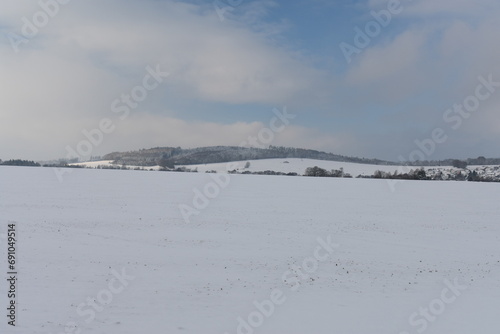 fields forerst in winter germany hessia © Alexander