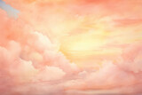 Bright cloud pink light background background sky blue nature cloudy cloudscape abstract fantasy
