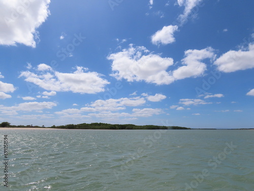 clouds over the ocean