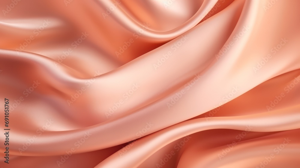 Silk satin texture. Wavy soft folds on shiny fabric. Peachy luxury colour palette. Web banner, 8k, super quality, detailed, photorealistic, detailed, realistic, Professional photography, Silk satin texture. Wavy soft folds on shiny fabric. Peachy luxury colour palette. Web banner, 8k, super quality, detailed, photorealistic, detailed, realistic, Professional photography,