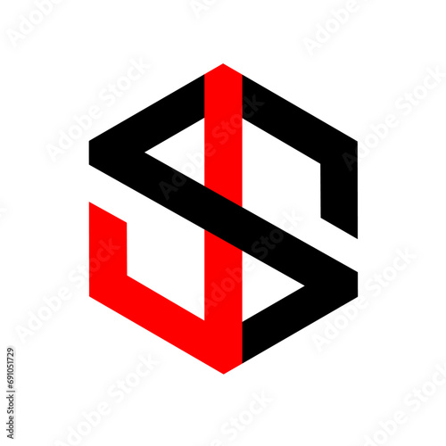 JS letter logo