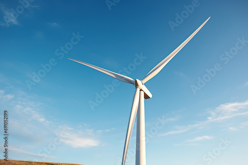 Windswept Horizons: The Grandeur of a Wind Turbine Field
