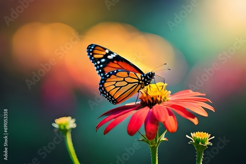butterfly on flower © Sébastien Jouve