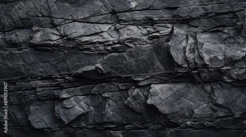 A black slabs stone background