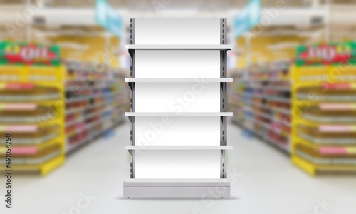 Supermarket Display Gondola Shelf Single photo