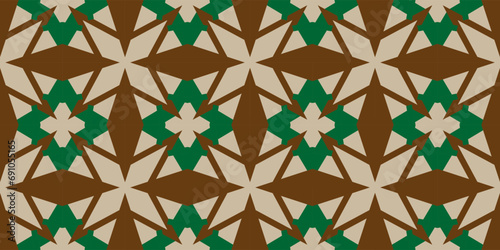 High quality seamless realistic texture. Pattern with abstract geometric style. 