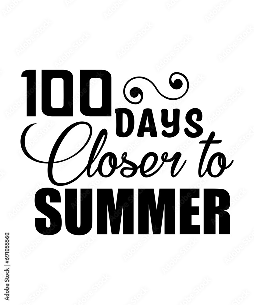 100 days of school svg, school svg, 100 days smarter svg, 100th day of ...