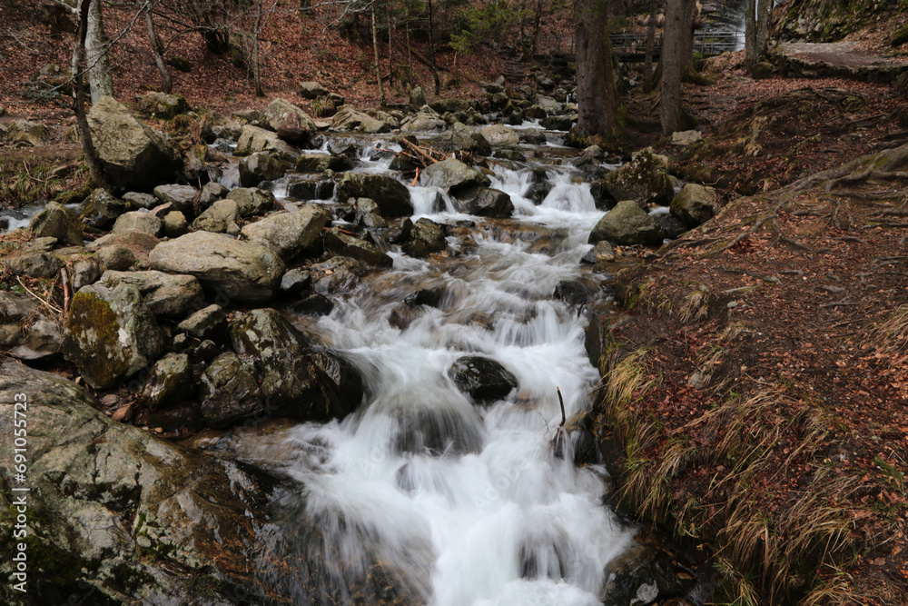 Landschaft im Schwarzwald, Todtnauer Wasserfall Landschaft im Schwarzwald, Todtnauer Wasserfall