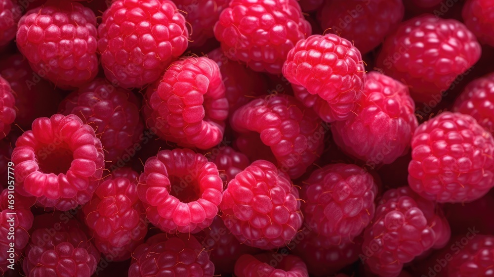 Background with a raspberry texture. Generative Ai. Background with a raspberry texture. Generative Ai.
