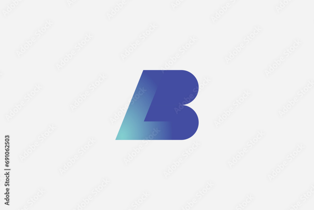 L B logo design icon vector template L B logo design icon vector template