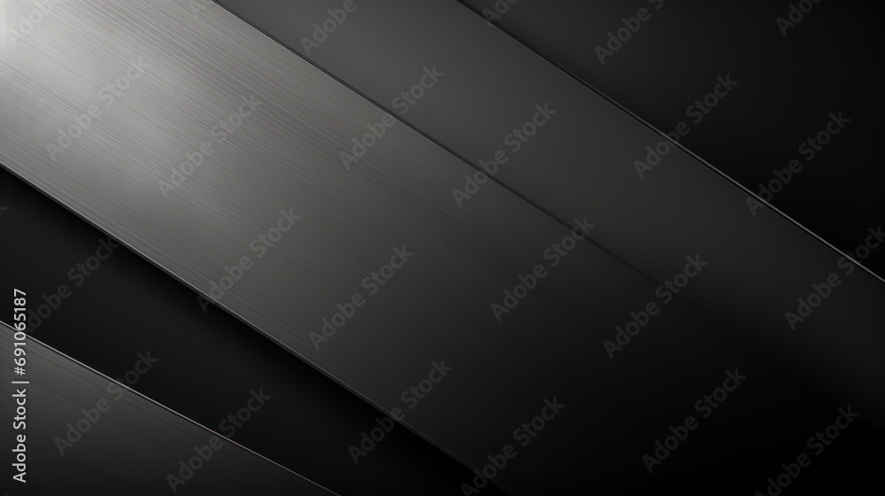 The black and gray gradient background image used on the login page of medical websites, without patterns or any graphics, is a pure gradient - obrazy, fototapety, plakaty 