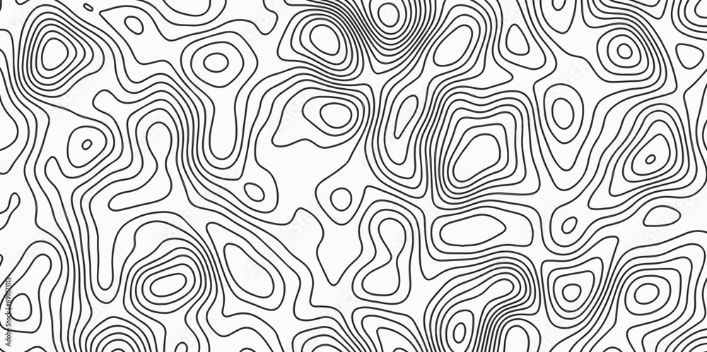 Topographic Map in Contour Line Light topographic topo contour map Topographic Map in Contour Line Light Topographic White seamless marble texture wave isolines vector Natural printing 