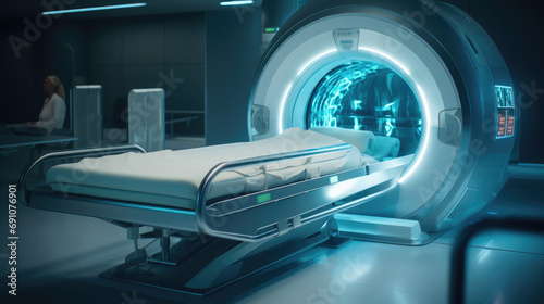 Futuristic MRI: Innovation in Modern Healthcare © BogdanNikolic
