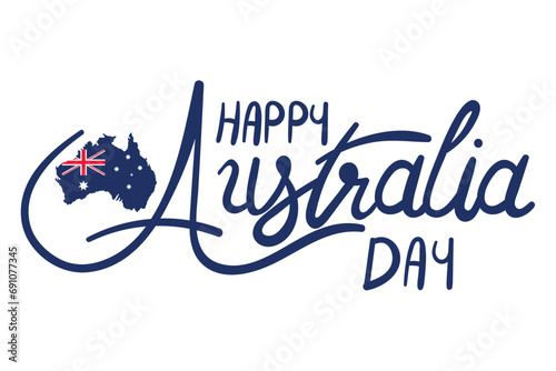 australia day text design