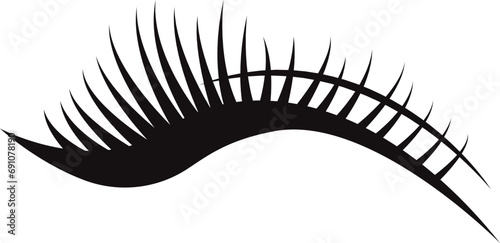 eyelashes icon vektor
