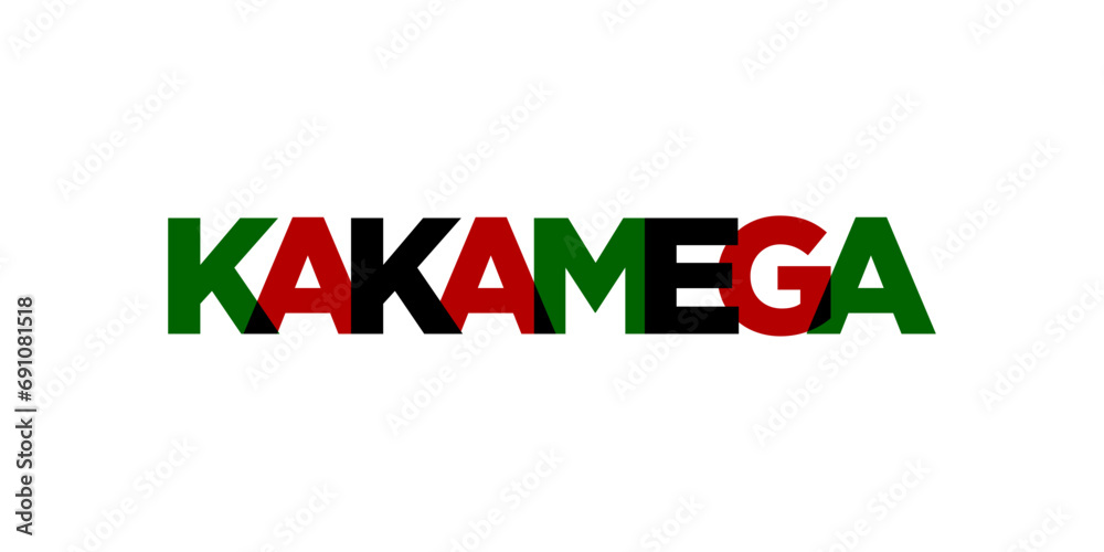 Kakamega in the Kenya emblem. The design features a geometric style, vector illustration with bold typography in a modern font. The graphic slogan lettering. Kakamega in the Kenya emblem. The design features a geometric style, vector illustration with bold typography in a modern font. The graphic slogan lettering.