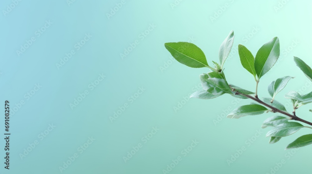 Tea tree branch. Background with place for text. Tea tree branch. Background with place for text.