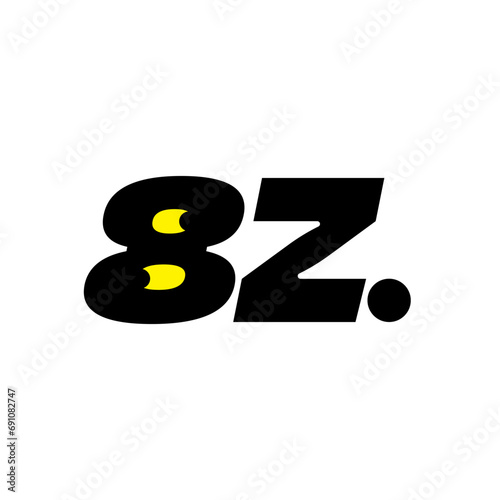 8Z brand name initial letters icon.