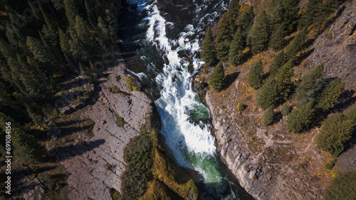 Mountain waterfall 
