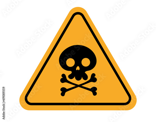 Warning attention pictogram danger safety yellow sign isolated set. Vector flat graphic design illustration	
