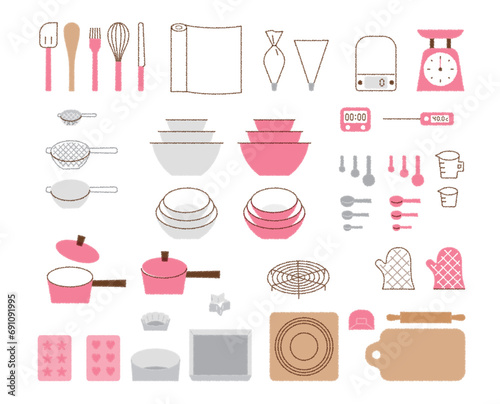 製菓用品のイラスト