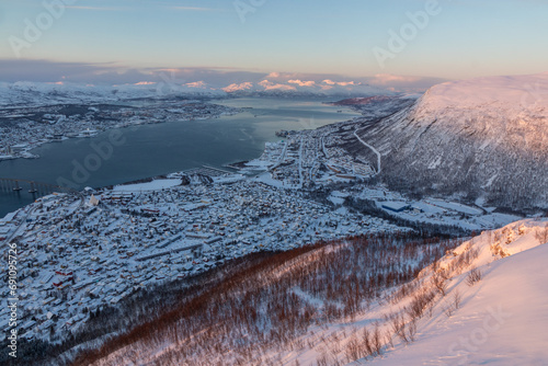Tromso City at Dusk