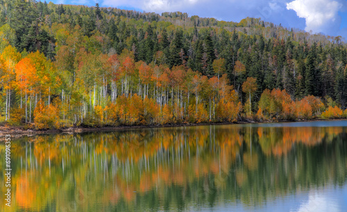 Kolob Autumn Reflection