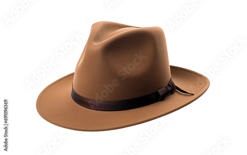 Fedora Hat On Isolated Background