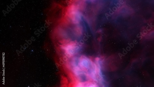 Fototapeta Naklejka Na Ścianę i Meble -  Night sky - Universe filled with stars, nebula and galaxy
