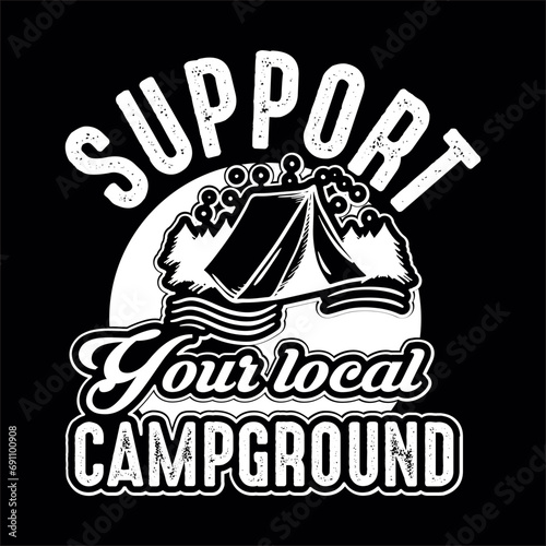 support your local campground svg