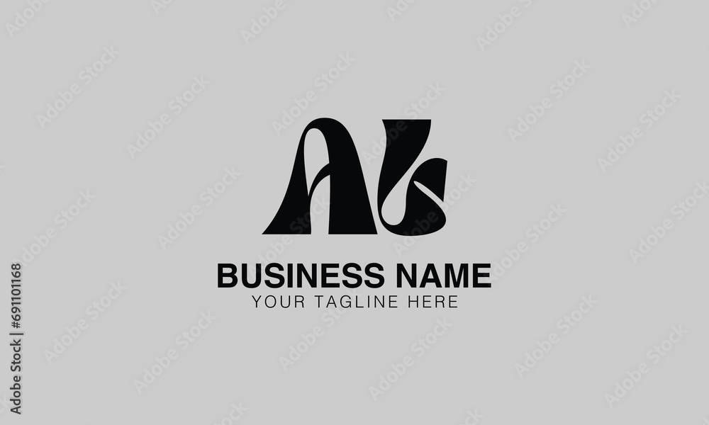 AL A al initial logo | initial based abstract modern minimal creative ...