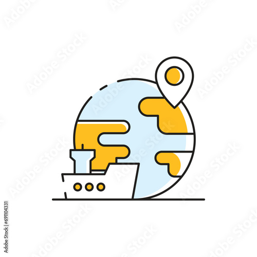  "Global Shipping Icons: Seamlessly Connect Your Business to the World with Worldwide Shipping Services"