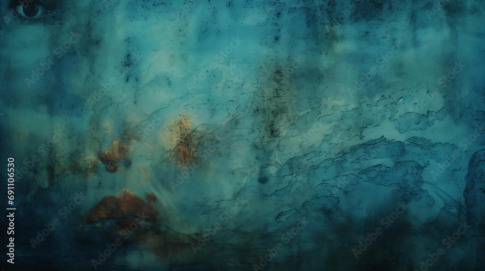 Fototapeta premium grunge texture blue background with copy space