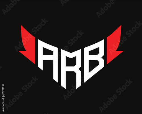 ARB letter logo design.