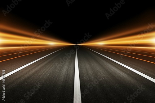 Asphalt highway textured vector background. Paved road with a dividing stripes