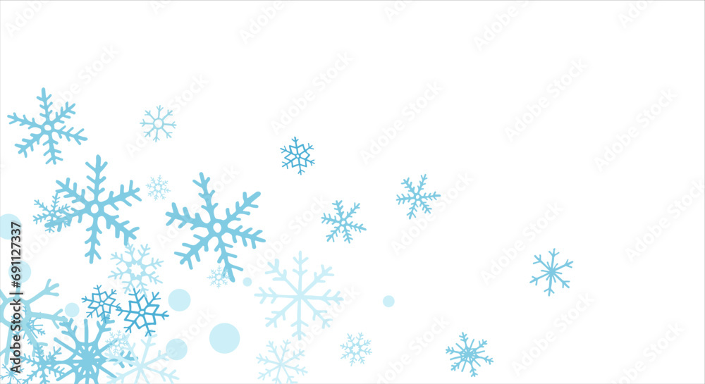 Background with snowflakes design for winter with text space place. Snowflakes background. Vector illustration. Background with snowflakes design for winter with text space place. Snowflakes background. Vector illustration.