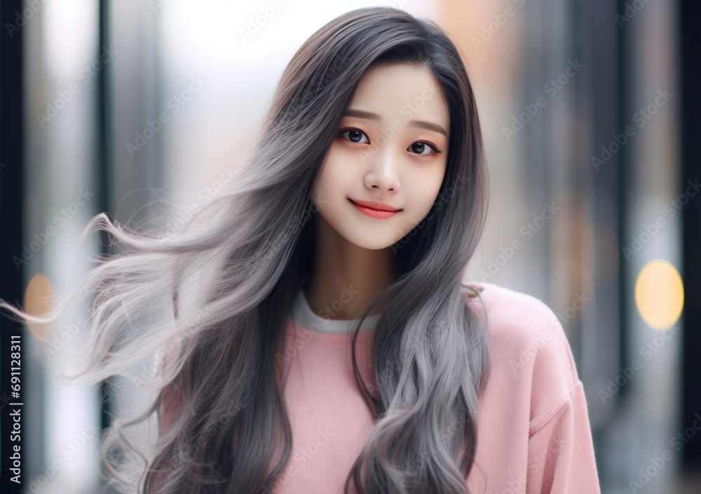 asian girl with long hair posing asian girl with long hair posing