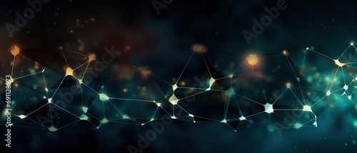 blue background with wires and connections on it
